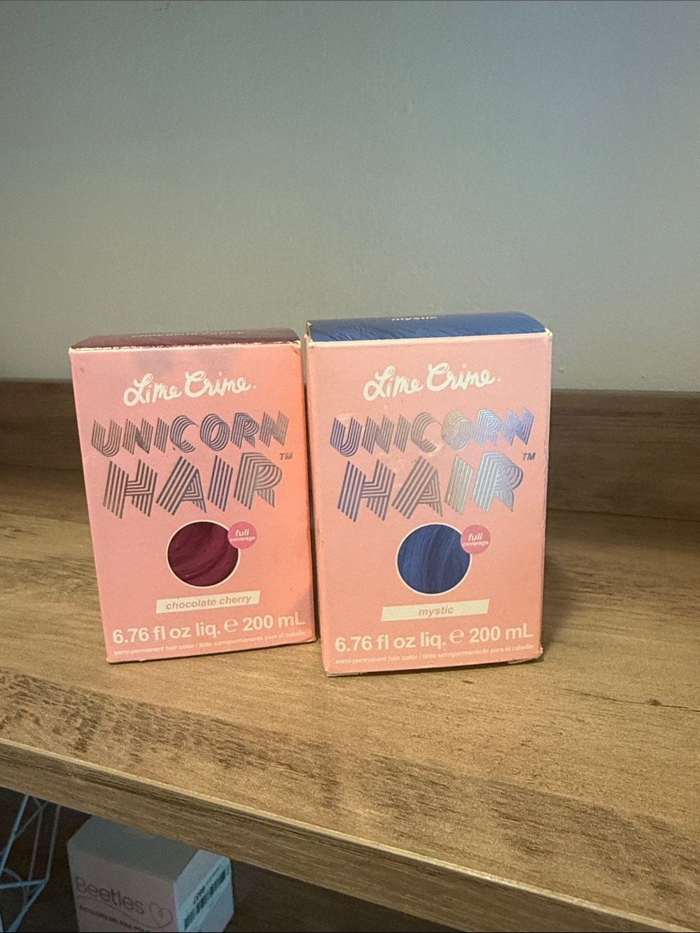 Lime Crime Unicorn Hair Duo — Chocolate Cherry & Mystic Blue